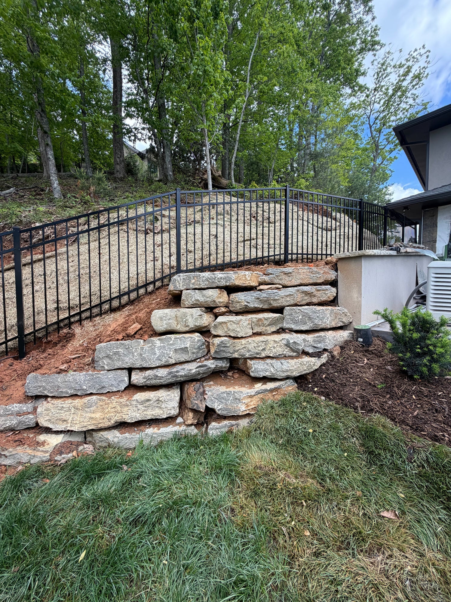 Aluminum Fence Installation in Asheville, NC